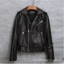 New Design Fashion Genuine Sheep Leather Clothing for Women